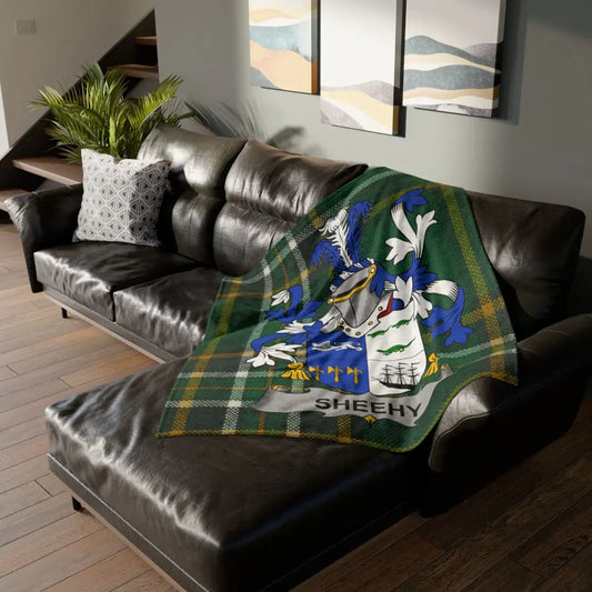 Personalized Sheehy Family Crest Blanket product