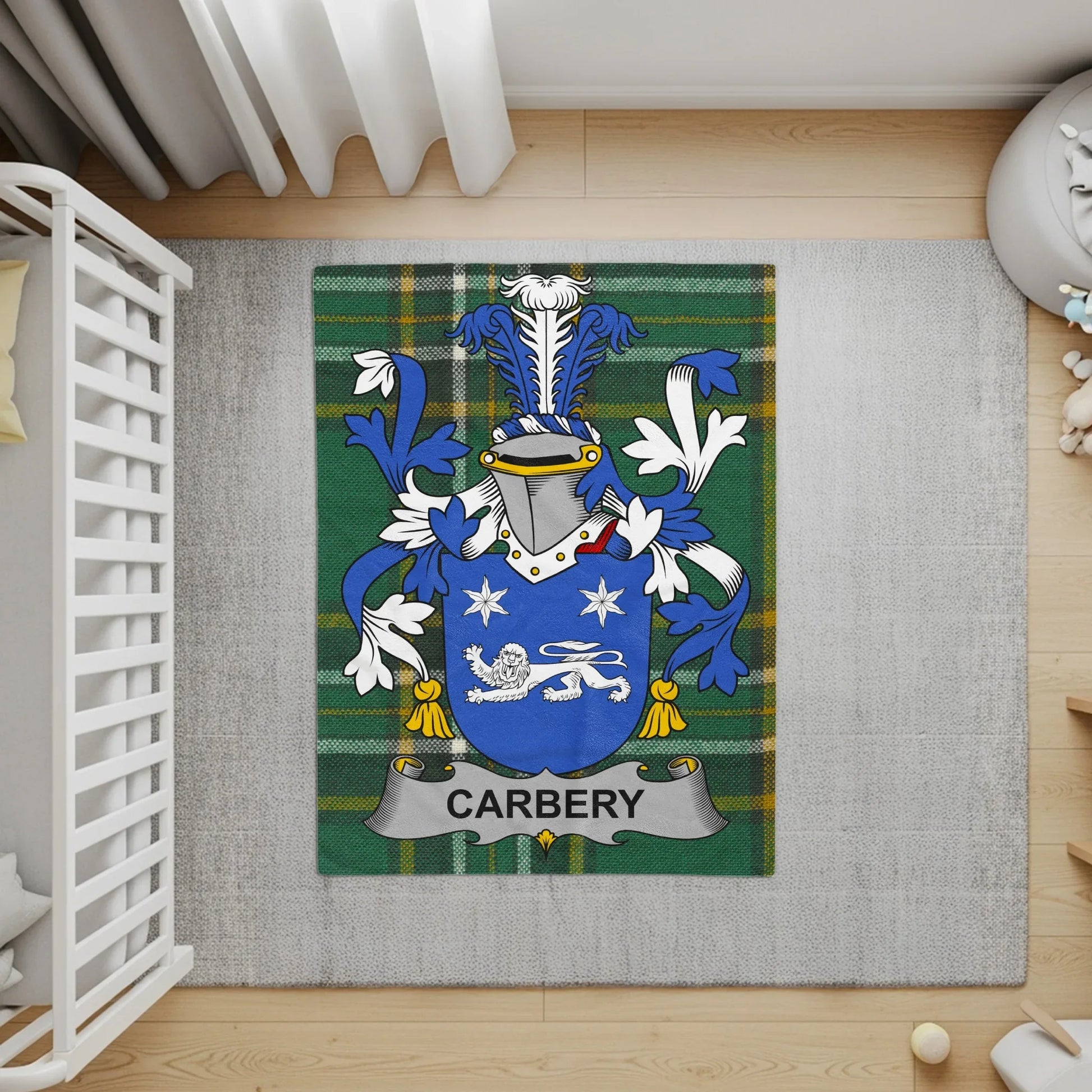 Custom Family Crest Personalized Home Decor Rug product type