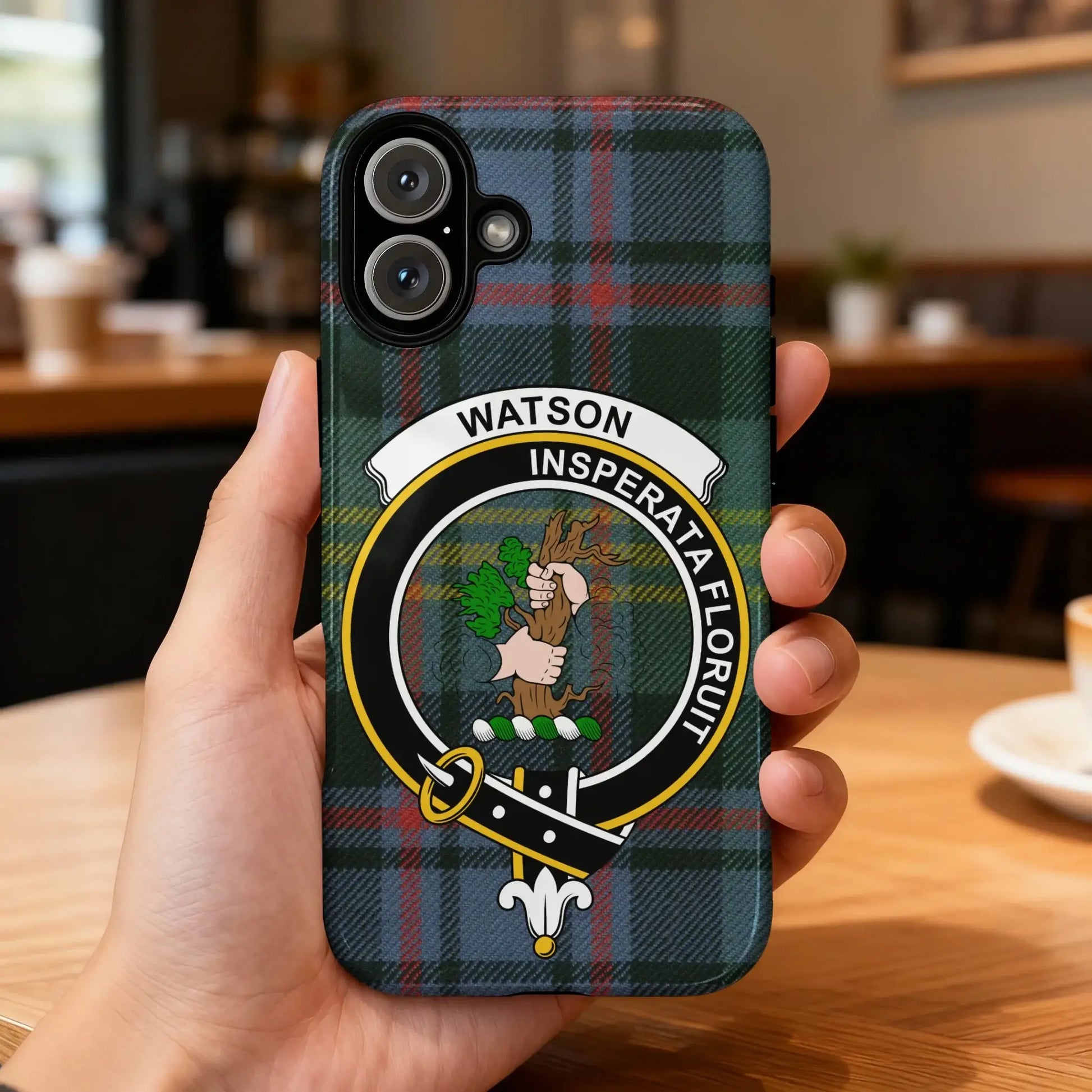Watson Insperata Floruit Tartan Phone Case