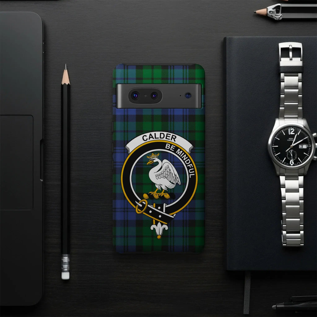 Calder Be Mindful Tartan Custom Phone Case