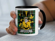 Echlin Irish Family Crest Mug