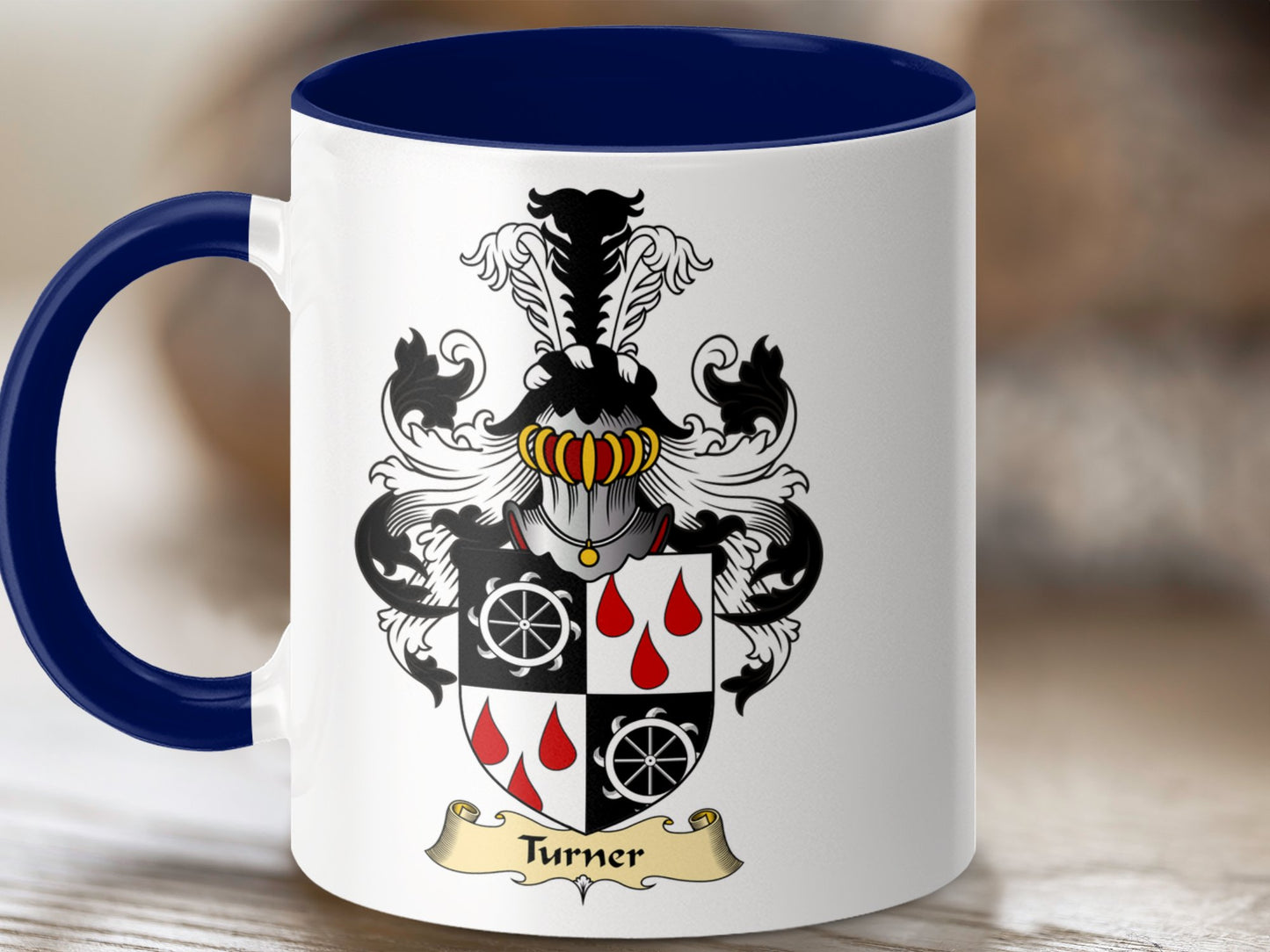 Turner Scottish Clan Coat of Arms Mug - Living Stone Gifts