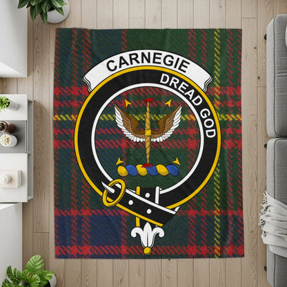 Carnegie Dread God Tartan Design Decorative Throw product