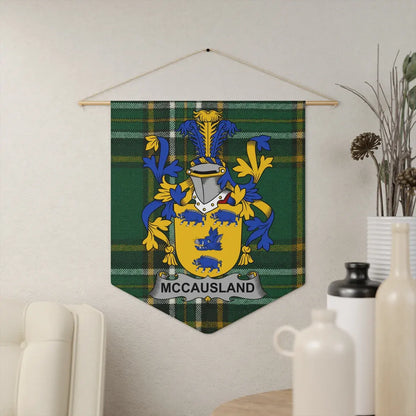 McCausland Coat of Arms Tartan Wall Hanging product