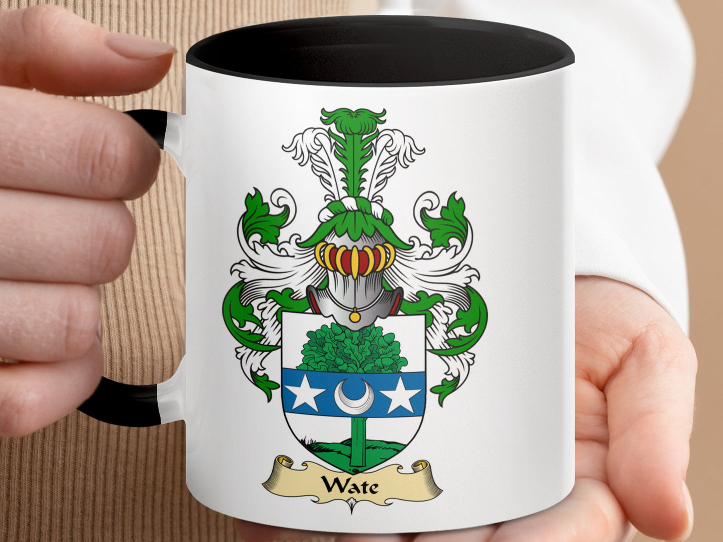 Wate Scottish Coat of Arms Mug - Living Stone Gifts