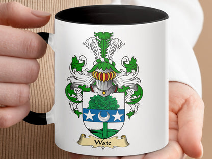 Wate Scottish Coat of Arms Mug - Living Stone Gifts