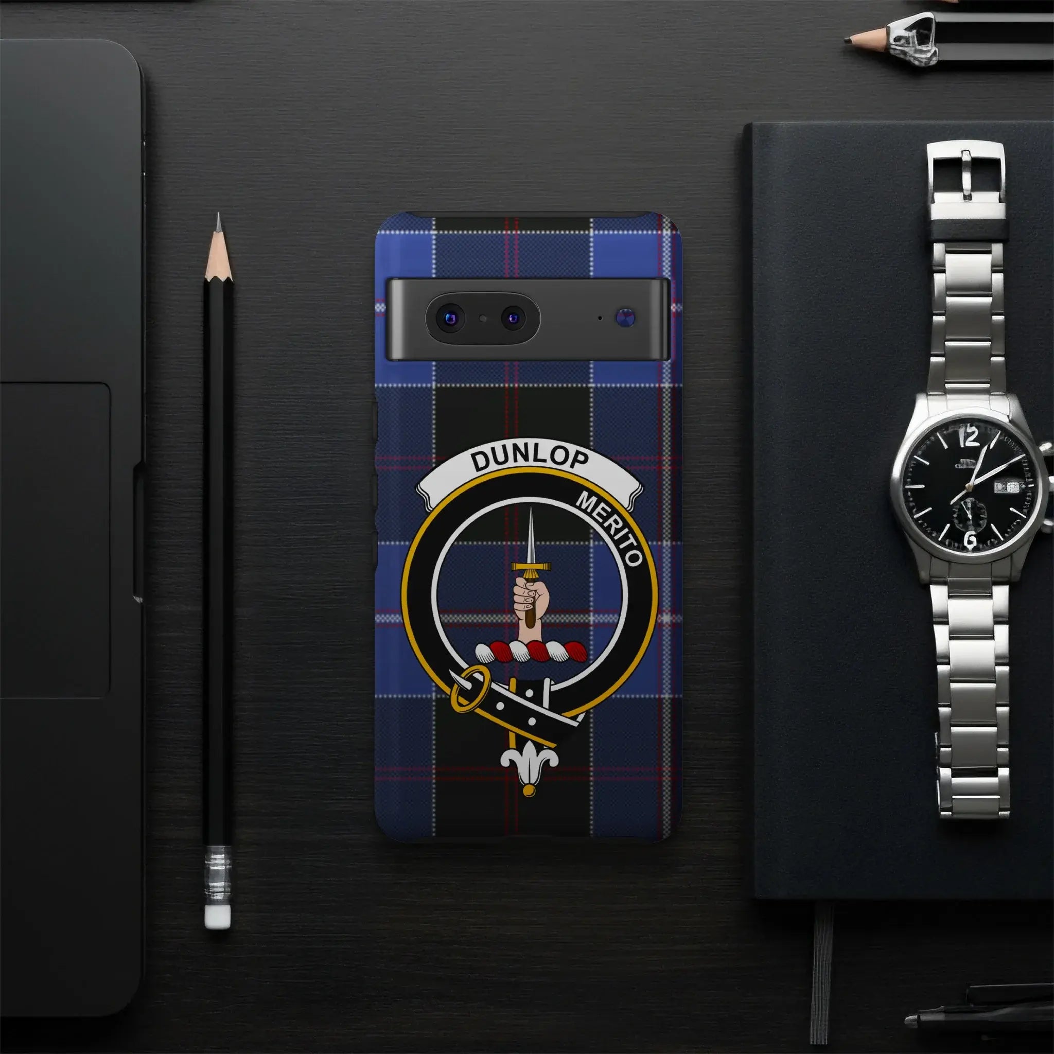 Custom Dunlop Merito Tartan Emblem Smartphone Case