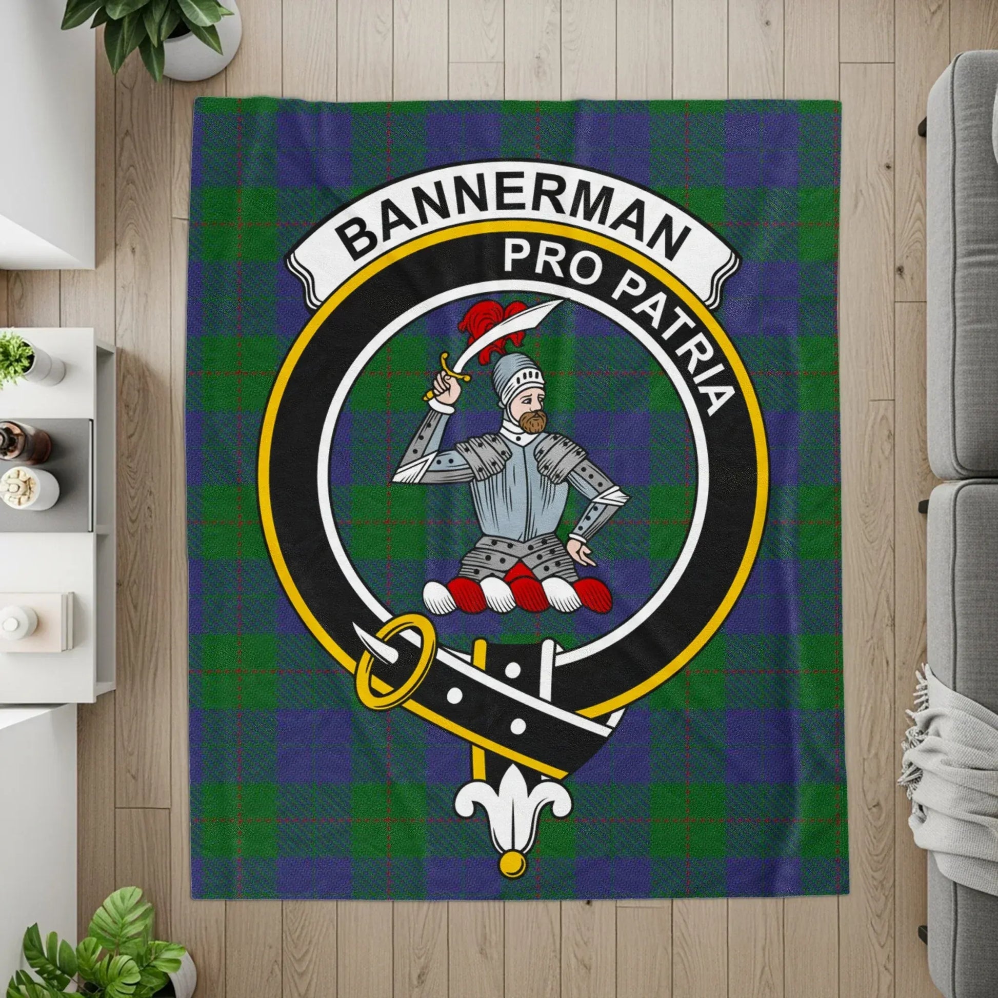 Bannerman Pro Patria Plaid Blanket unique product