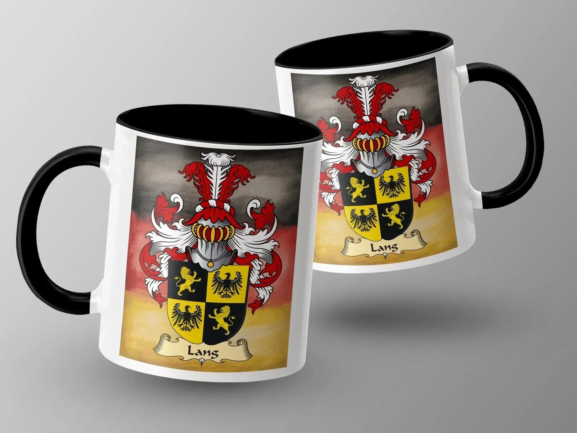 Customizable Family Crest Langs Design Mug product type