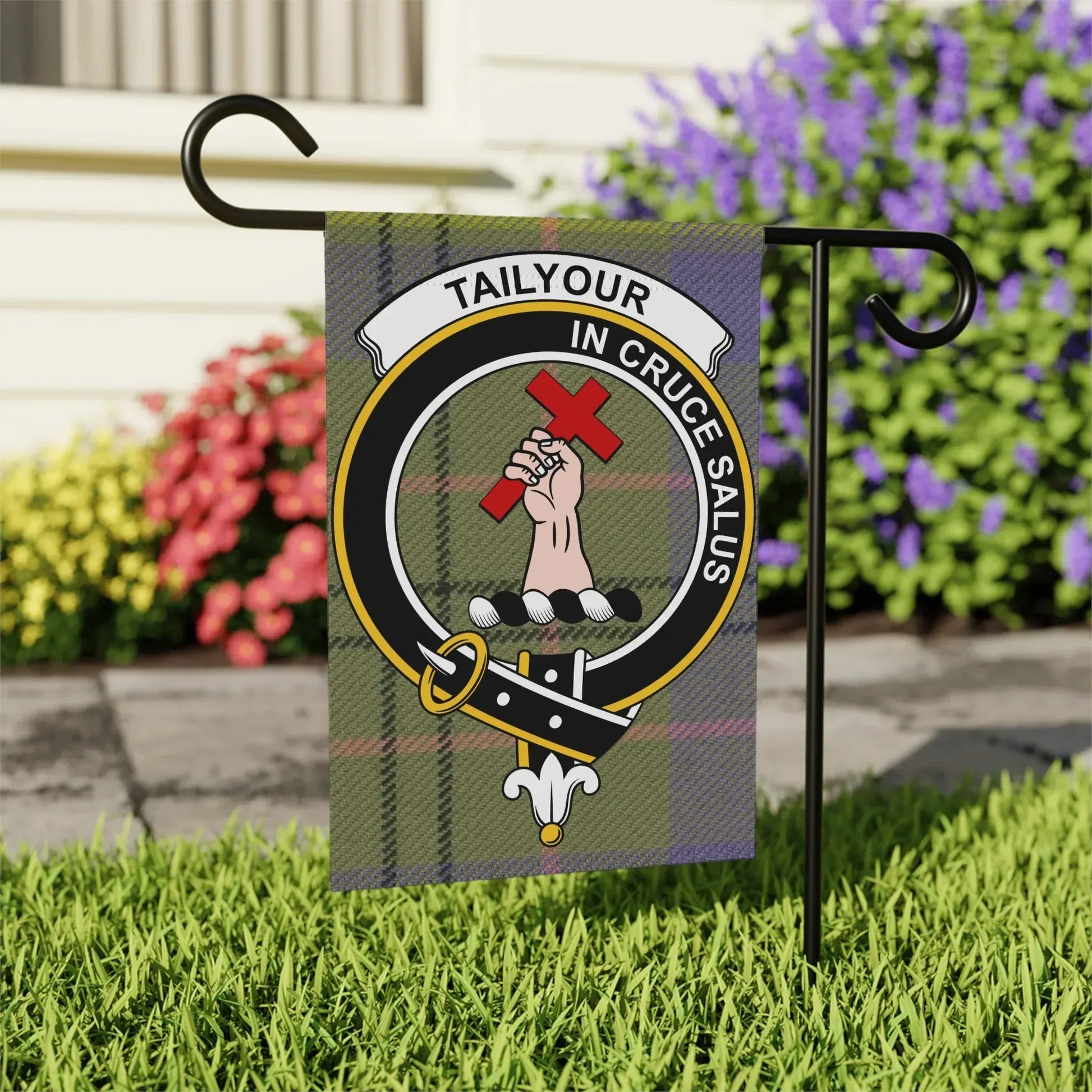 Tailyour In Cruce Salus Flag with Crest Garden product
