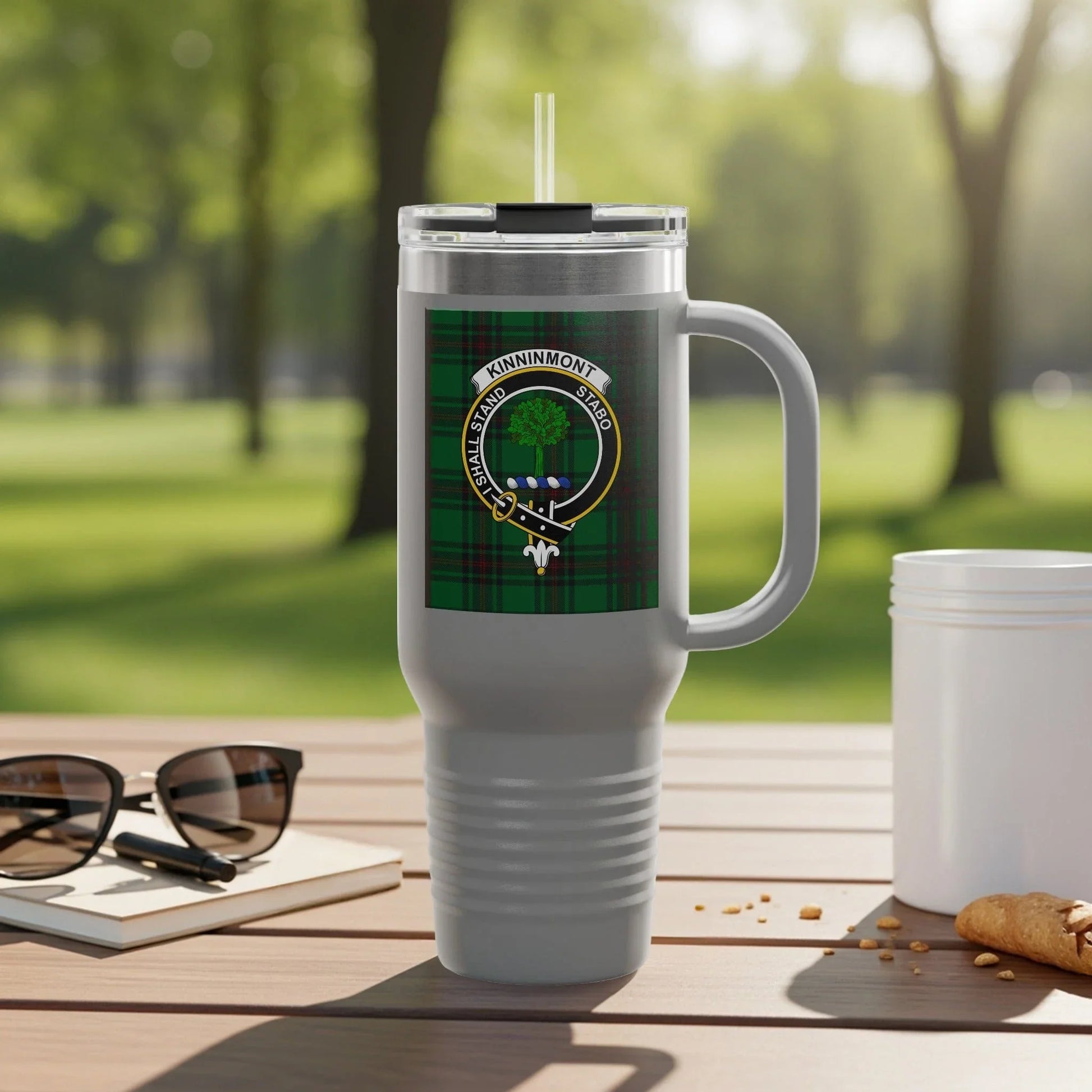 Scottish Plaid Insulated Tumbler with Lid and Straw product