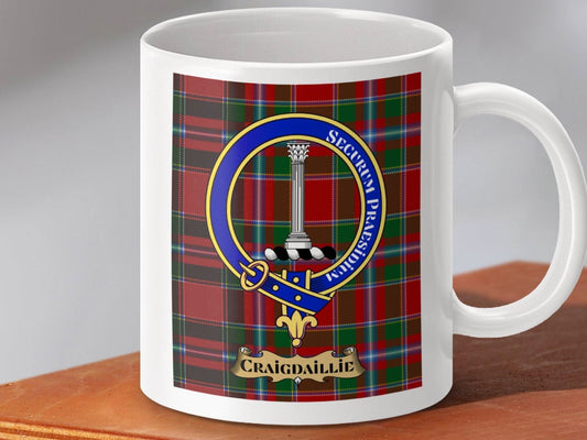 Craigdaillie Tartan Clan Crest Emblem Mug product