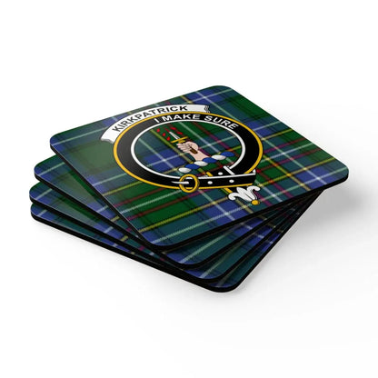 Kirkpatrick Make Sure Tartan Design Coaster product