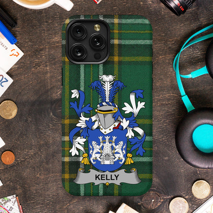 Customizable Kelly Family Crest Phone Case product