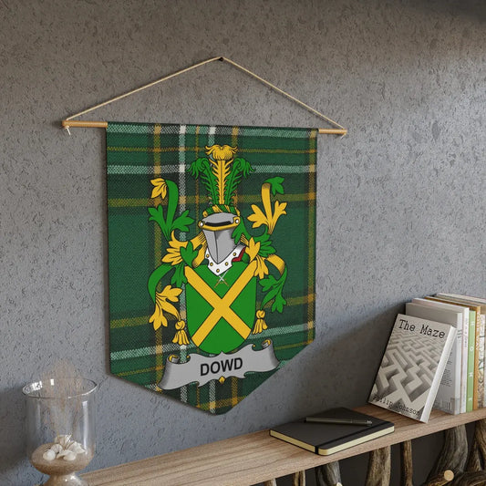 Dowd Family Crest Wall Tapestry Heraldry Product