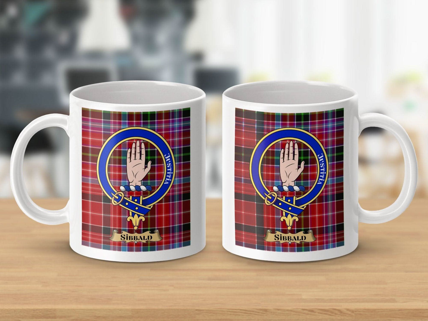 Family Crest Clan Sibbald Tartan Plaid Mug product