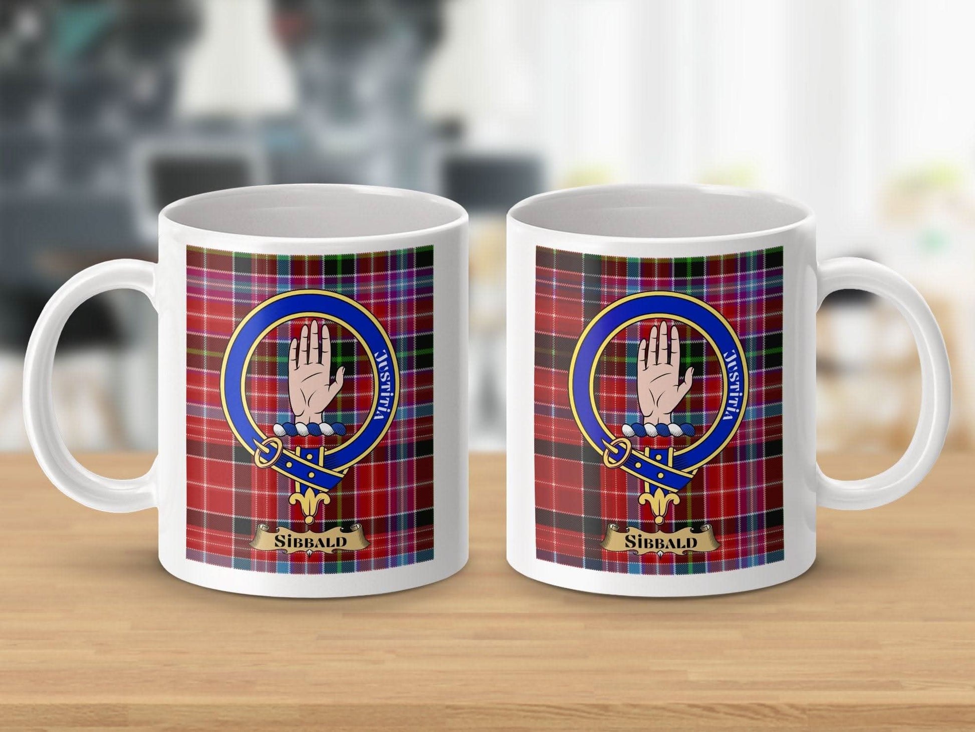 Family Crest Clan Sibbald Tartan Plaid Mug product