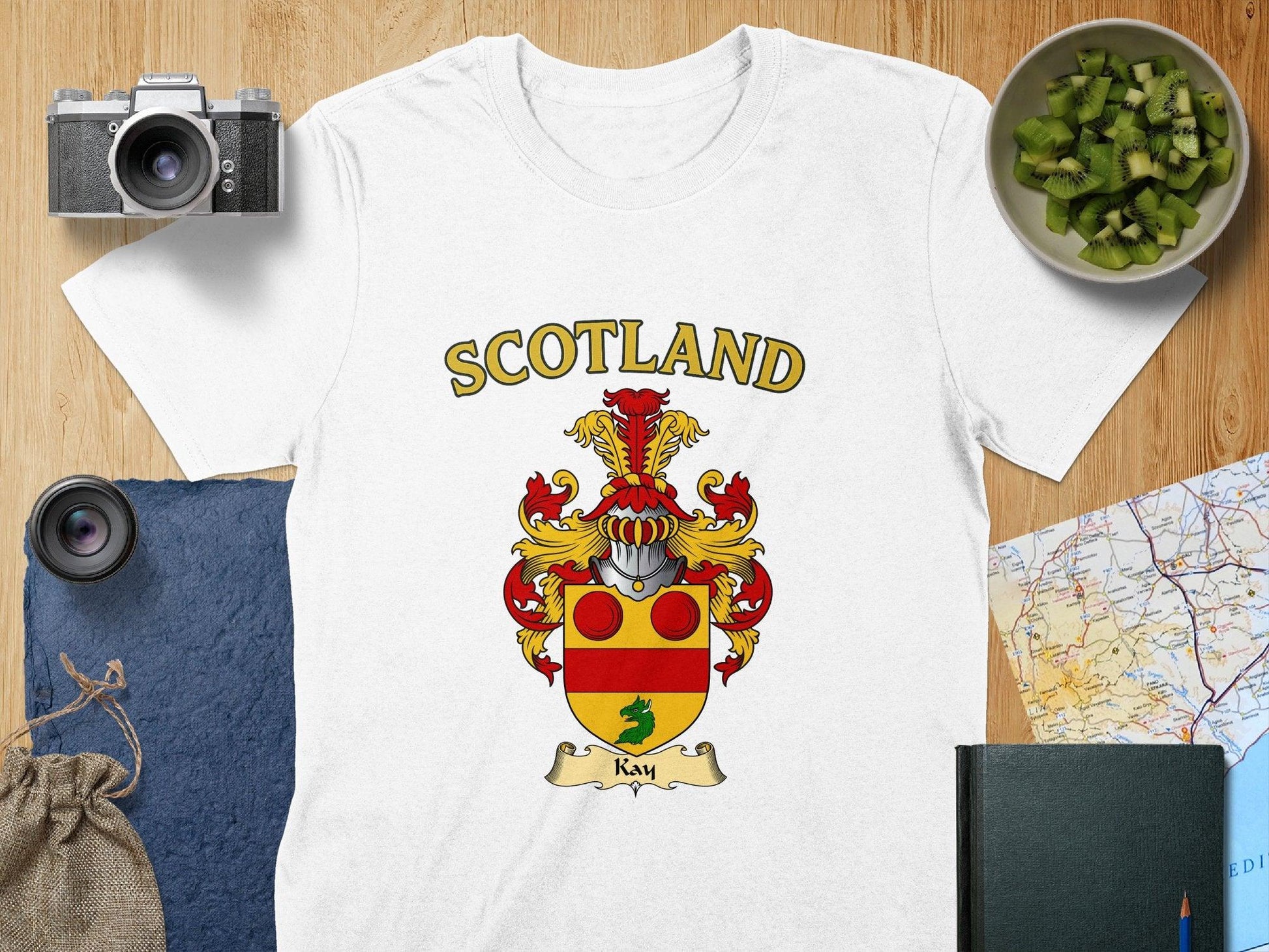 Scotland Heraldic Crest Design T Shirt product type