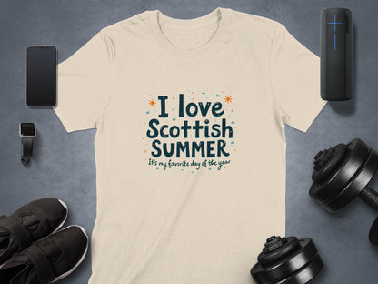 Celebrate Scottish Summer Fun with I Love Quote T-Shirt - Living Stone Gifts