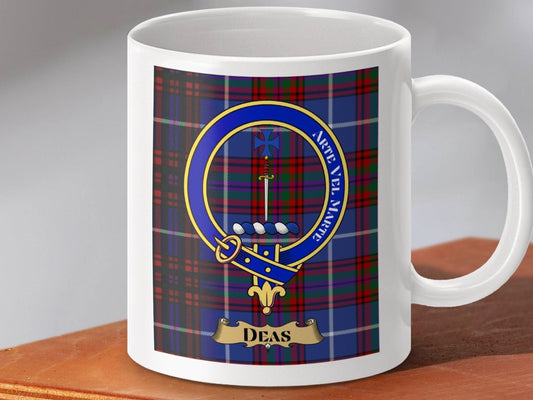 Clan Deas Tartan Design Clan Mug Unique Ceramic Product