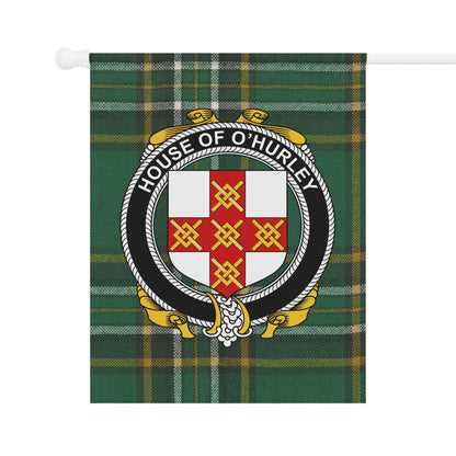 House of O'Hurley Family Crest Flag Decor