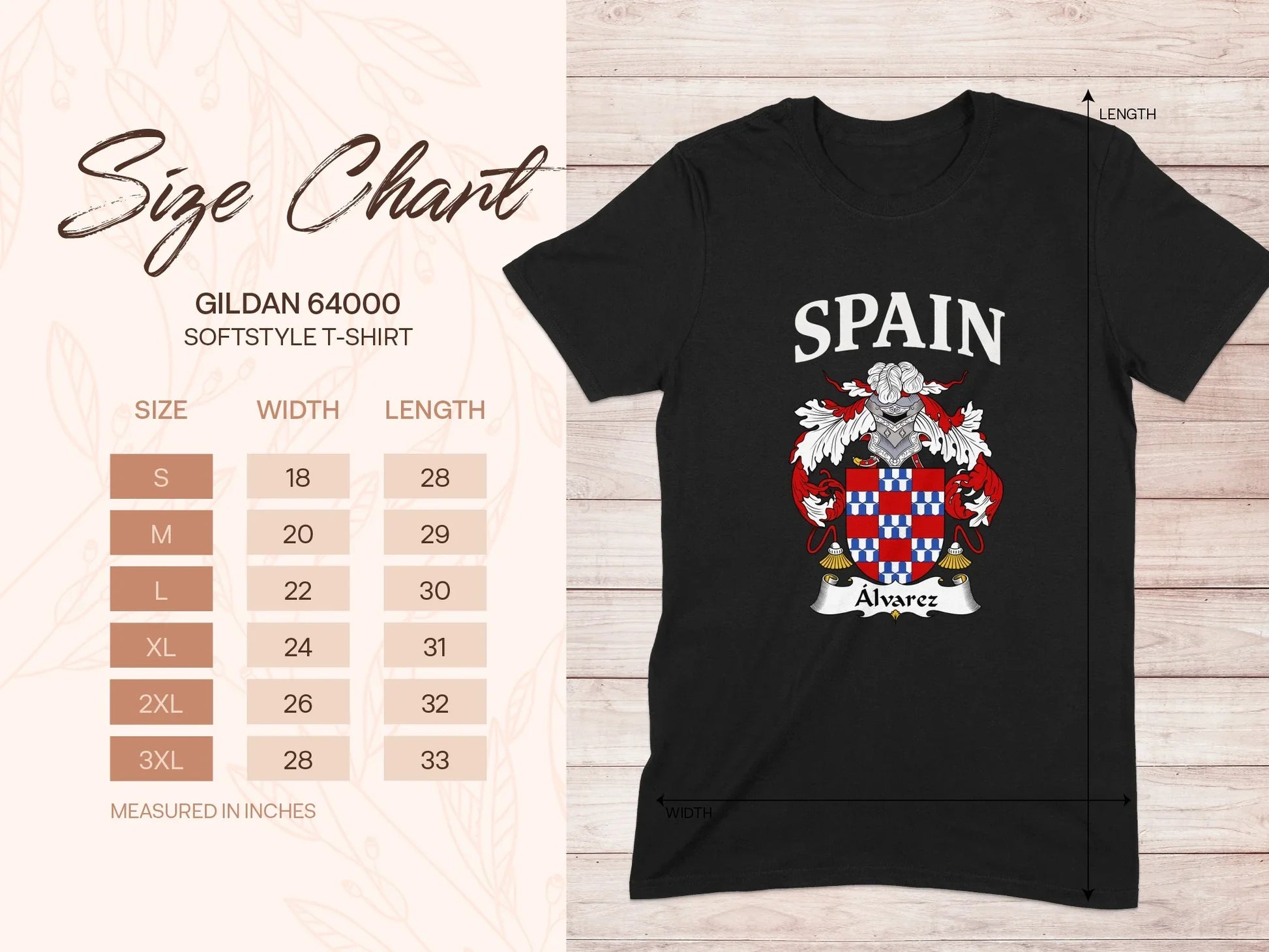 Spain Alvarez Crest Softstyle T-Shirt product type