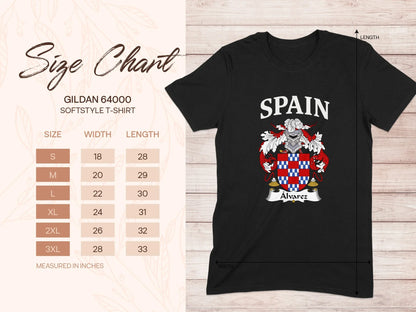 Spain Alvarez Crest Softstyle T-Shirt product type
