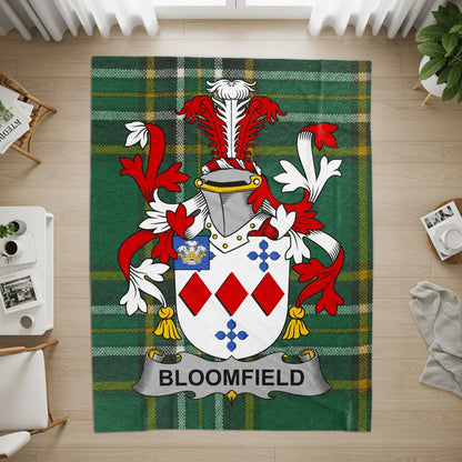 Bloomfield Family Crest Tartan Plaid Rug product