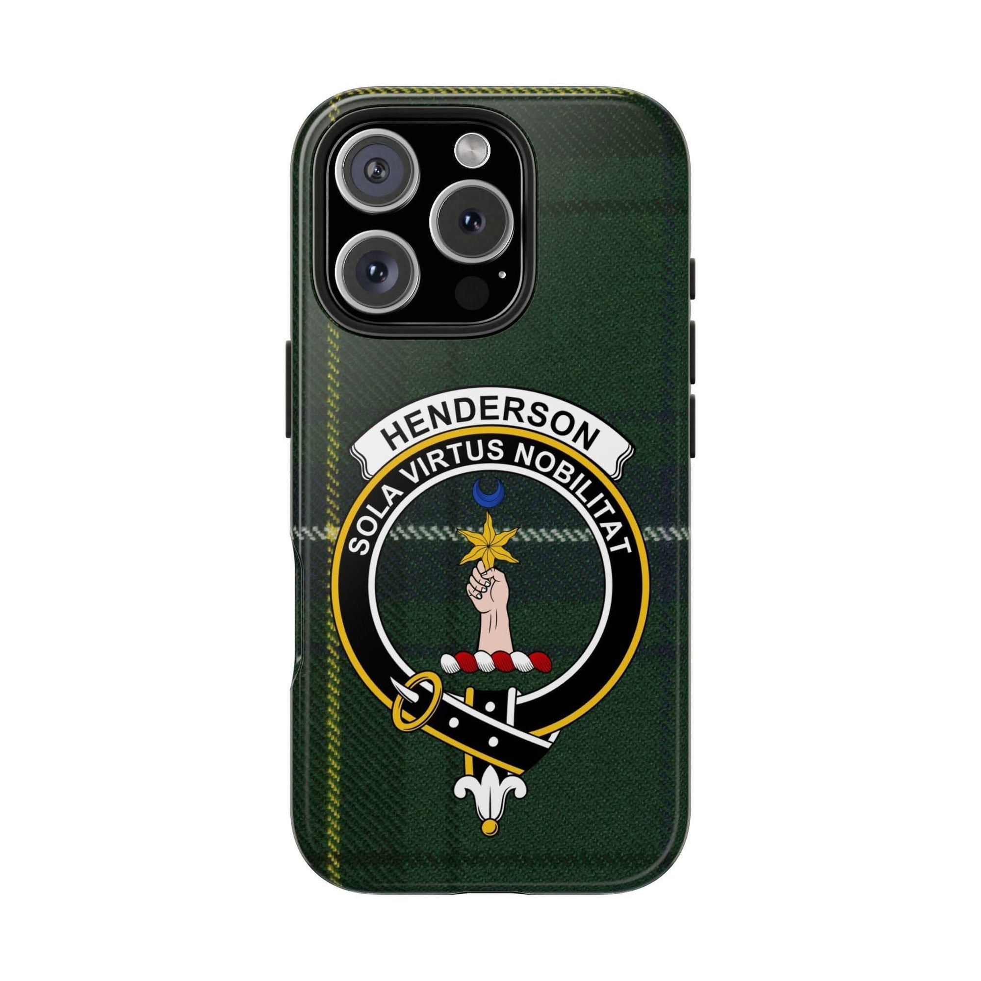 Henderson Clan Scottish Tartan Cell Phone Case - Celtic Ancestry Gifts