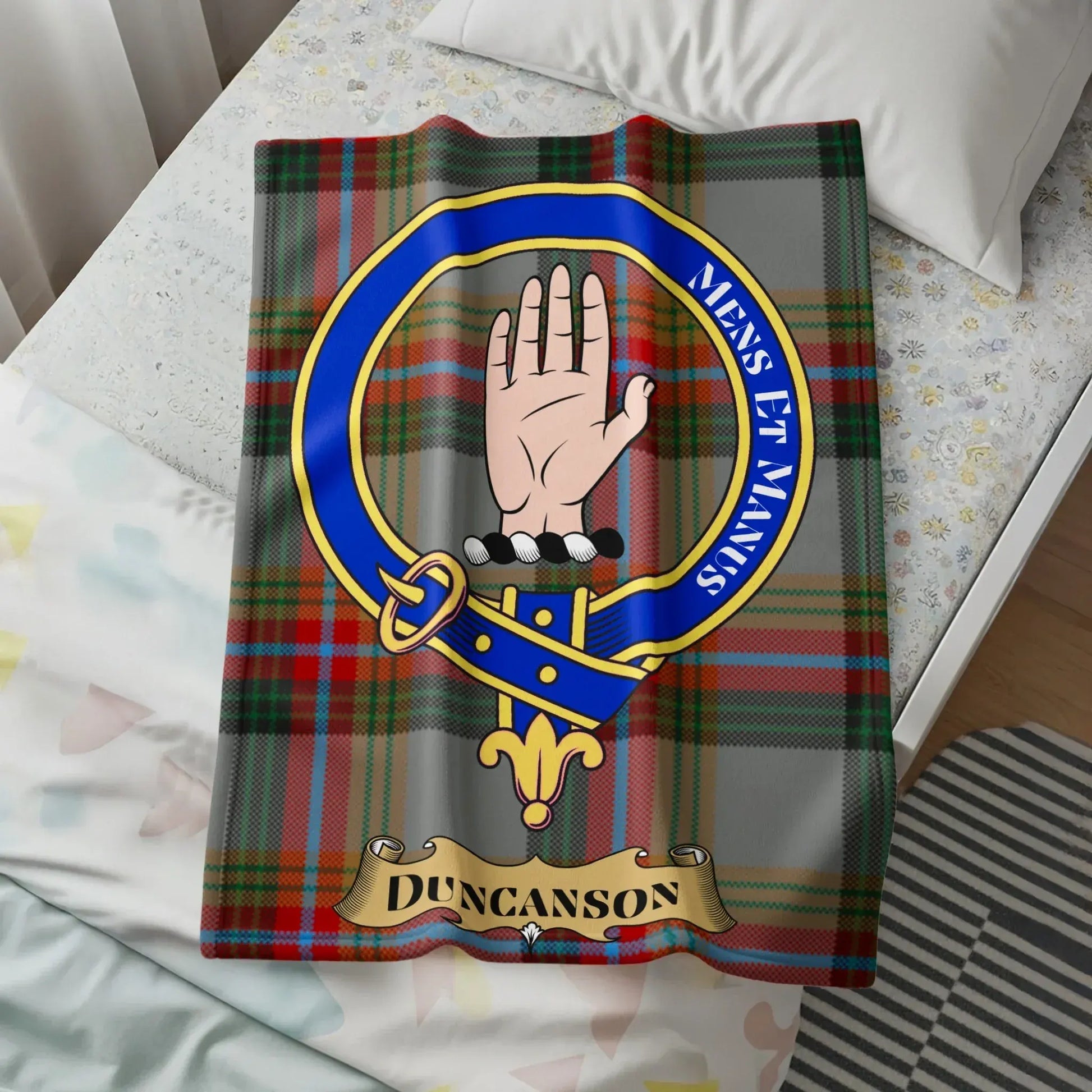 Stylish Multicolor Duncanson Pattern Throw Blanket product