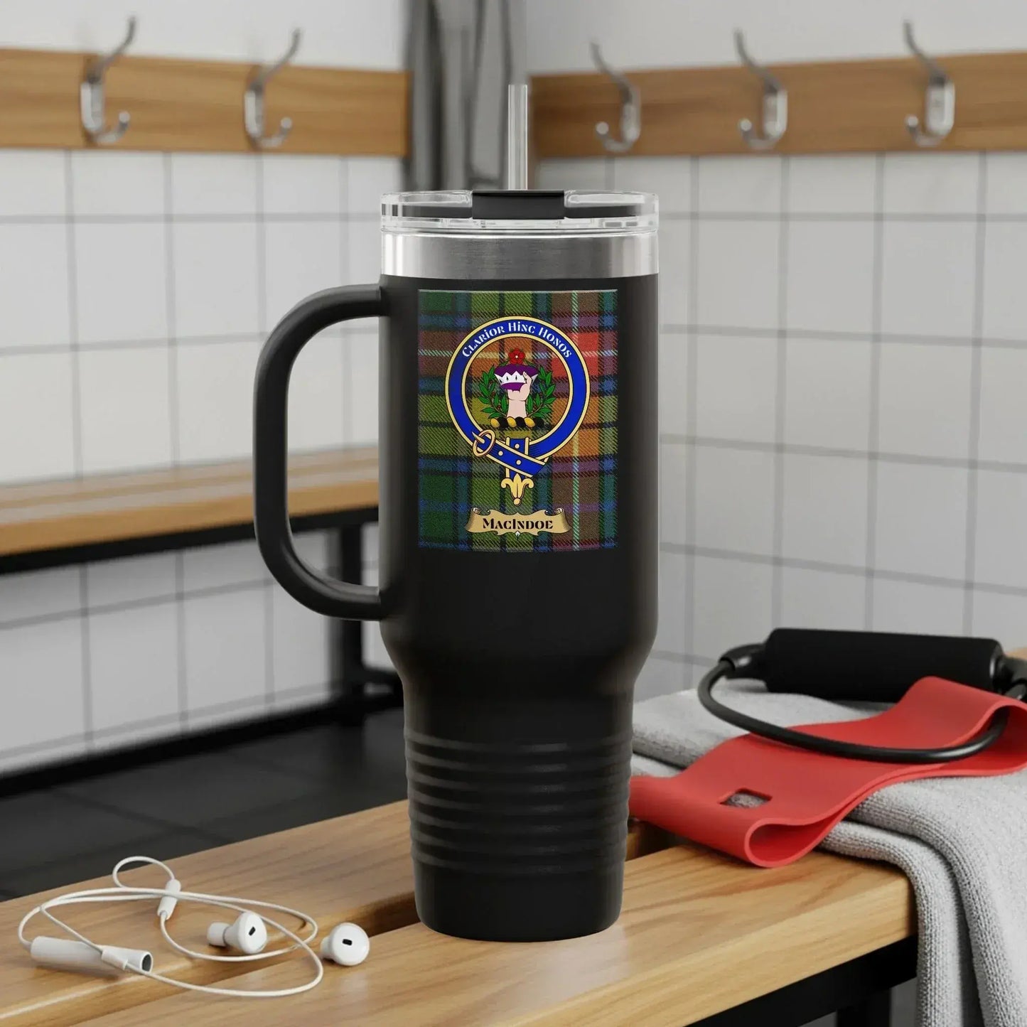 Clan MacInnes Emblem Travel Mug product type