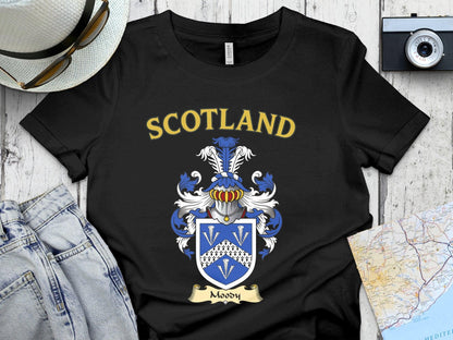 Scotland Crest Design T-shirt with Moody Family Shield product