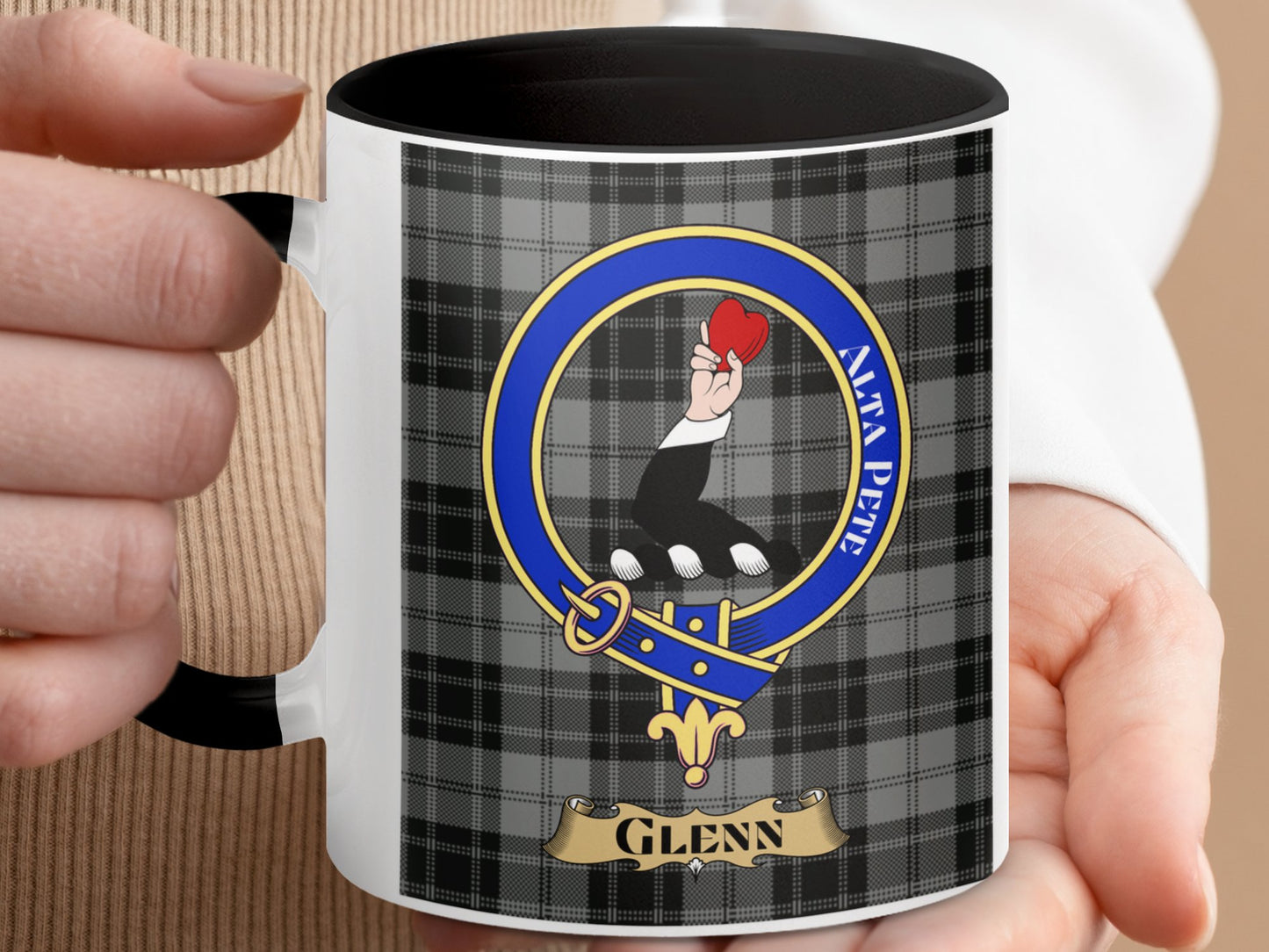 Clan Macneil Scottish Tartan Crest Mug - Living Stone Gifts