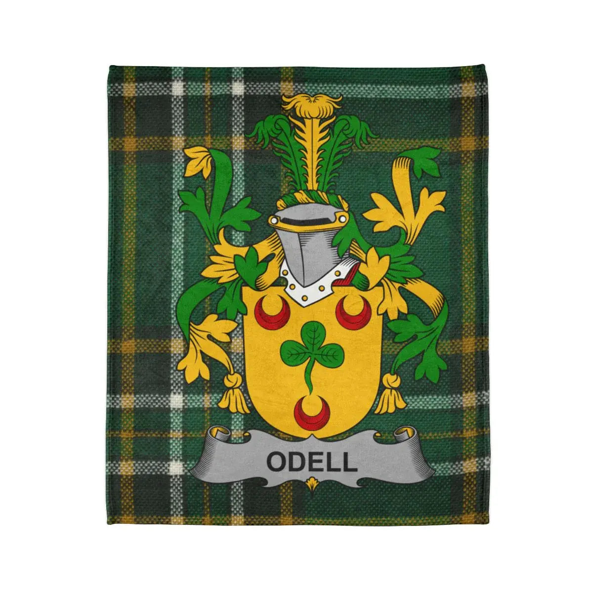 Odell Family Crest Tartan Style Home Decor product