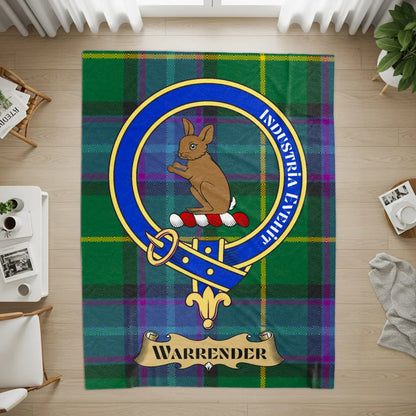 Warrender Tartan Design Family Crest Area Rug product