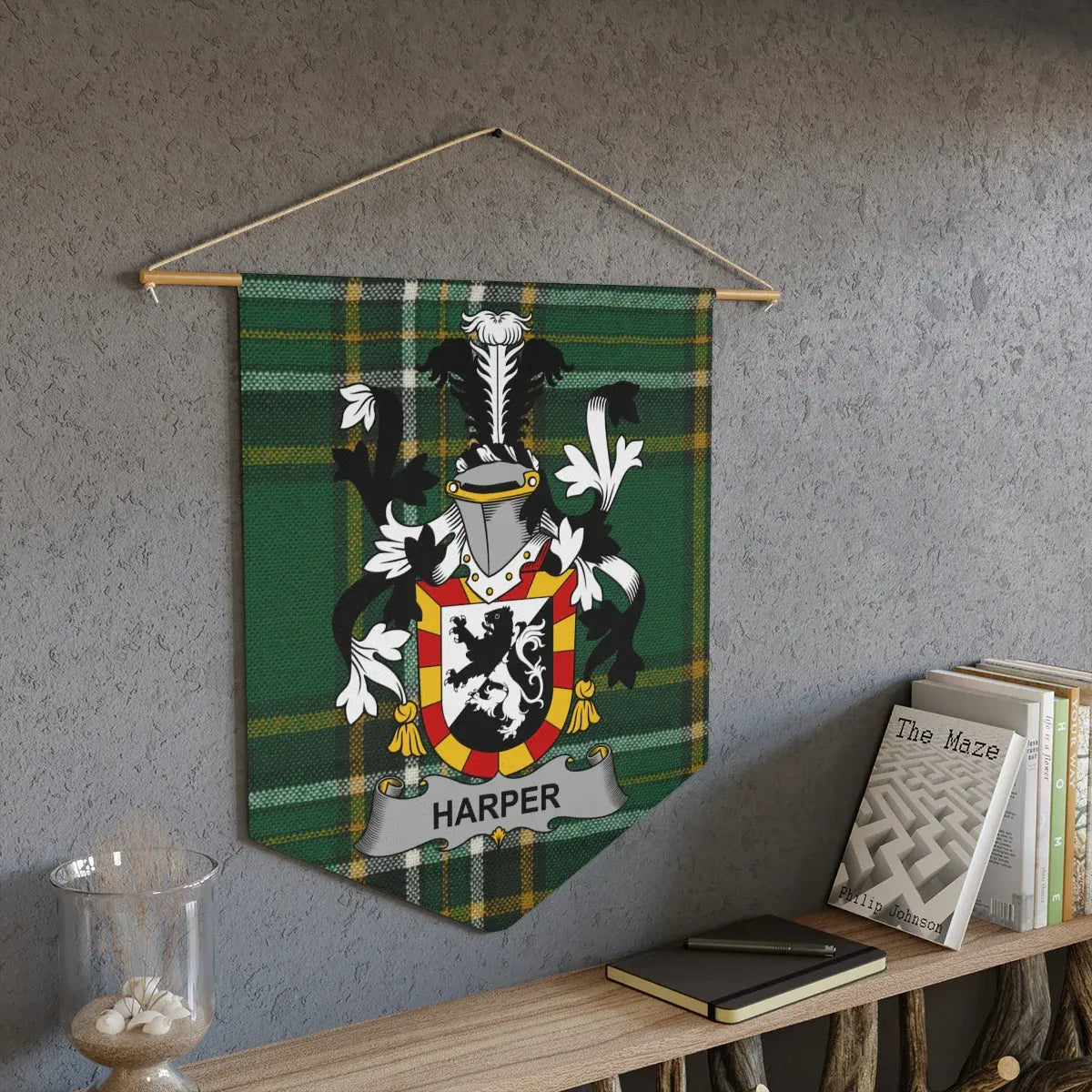Harper Coat of Arms Wall Hanging Tapestry product type