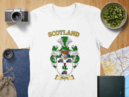 Scotland Harris Graphic Print T-Shirt Vintage Style product