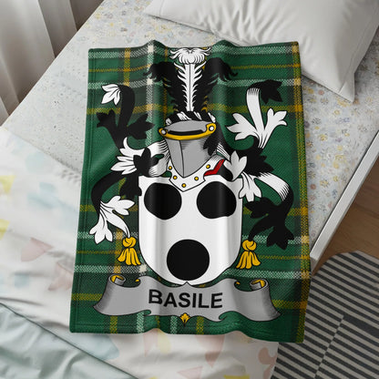 Basile Heraldic Crest Family Emblem Blanket product