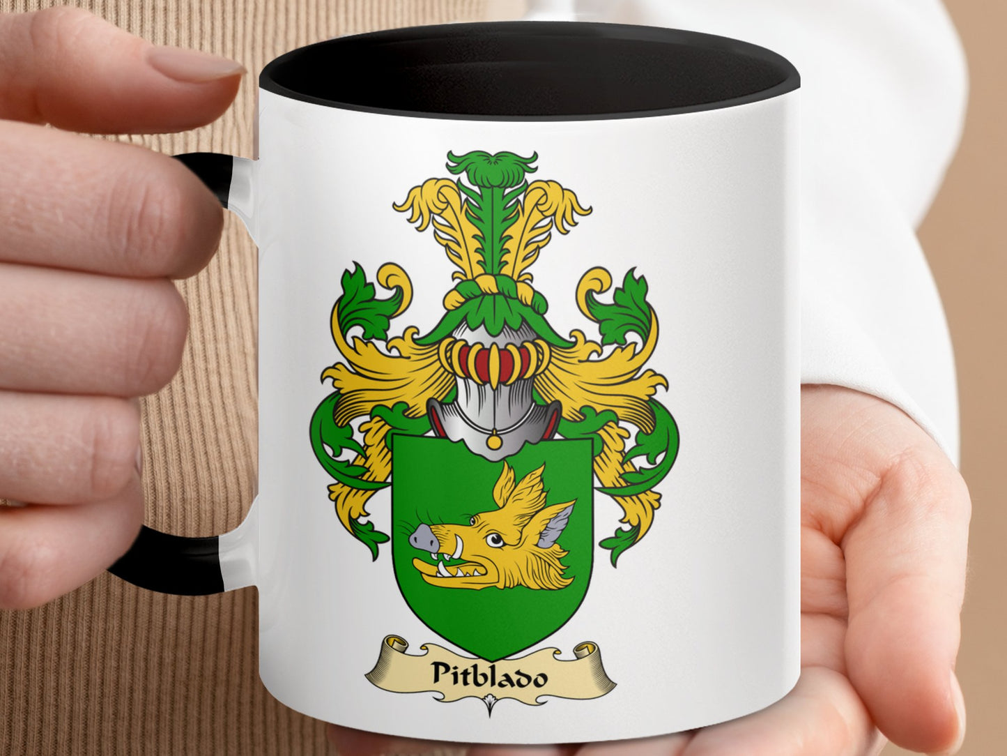 Clan Pirtle Scottish Coat of Arms Mug - Living Stone Gifts