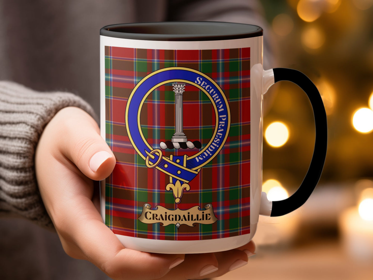 Craigdaillie Scottish Plaid Design Mug - Living Stone Gifts