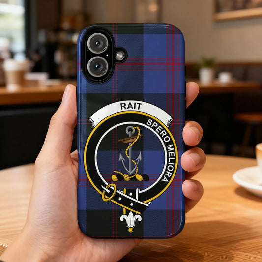 Rait Spero Meliora Anchor Tartan Phone Case