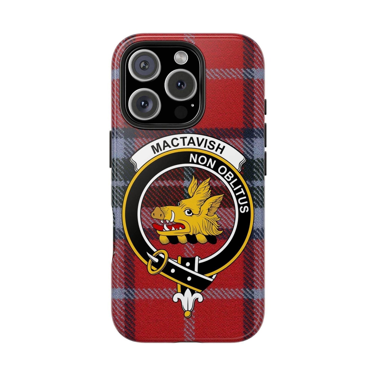 MacTavish Clan Scottish Tartan Cell Phone Case - Celtic Ancestry Gifts