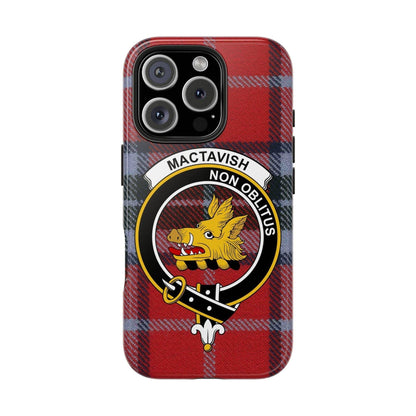 MacTavish Clan Scottish Tartan Cell Phone Case - Celtic Ancestry Gifts