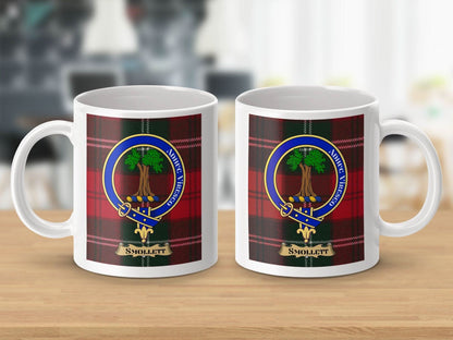 Smollett Clan Crest Tartan Ceramic Mug product