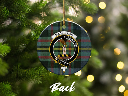 MacLellan Think On Clansman Crest Ornament product