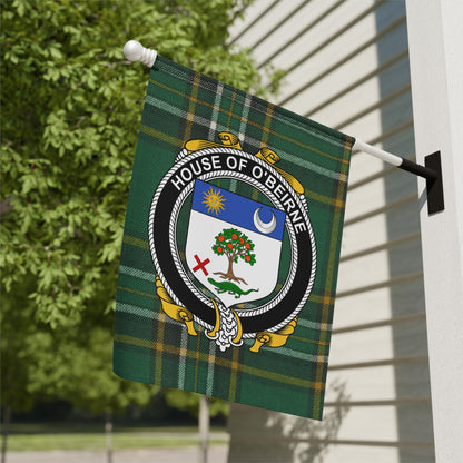 House of O'Beirne Family Crest Garden Flag Product