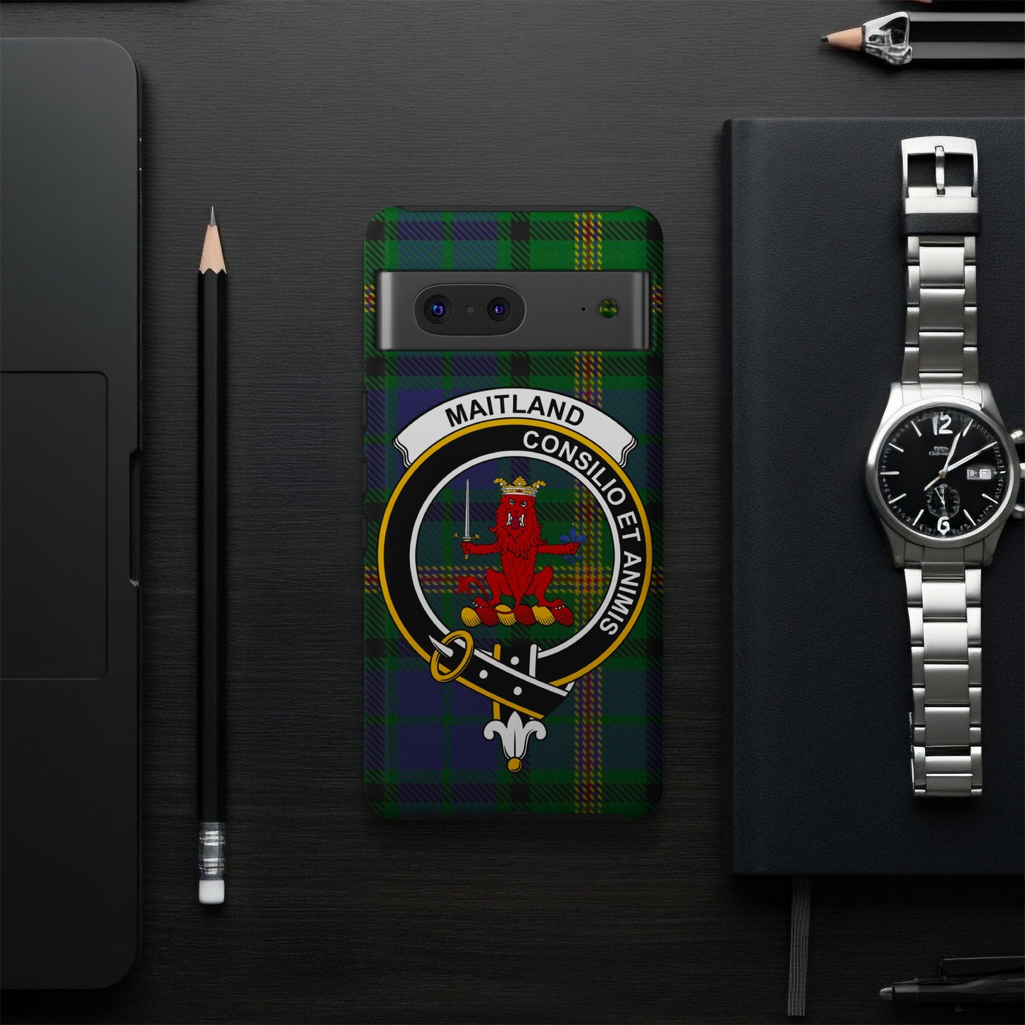 Maitland Consilio Et Animis Tartan Phone Case