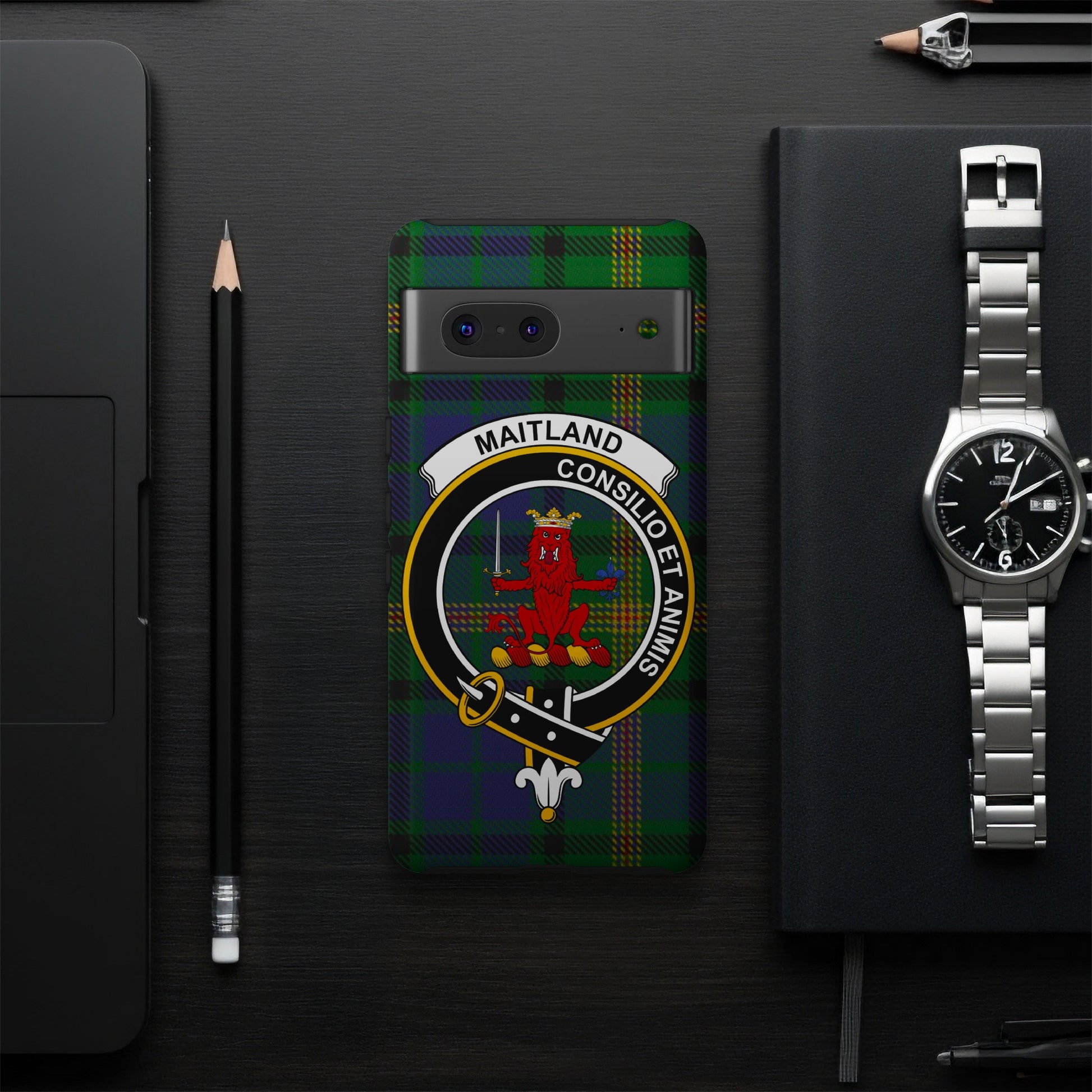 Maitland Consilio Et Animis Tartan Phone Case