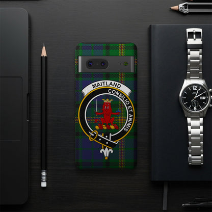 Maitland Consilio Et Animis Tartan Phone Case