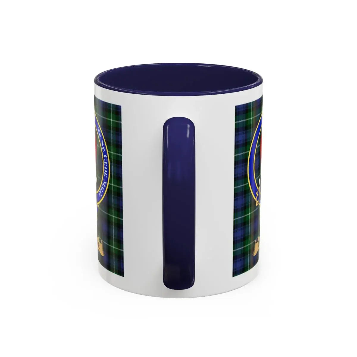 Turner clan crest mug shown in 11 oz and 15 oz sizes